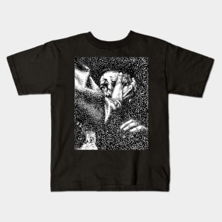 Goodbye Stranger (pointillism drawing) Kids T-Shirt